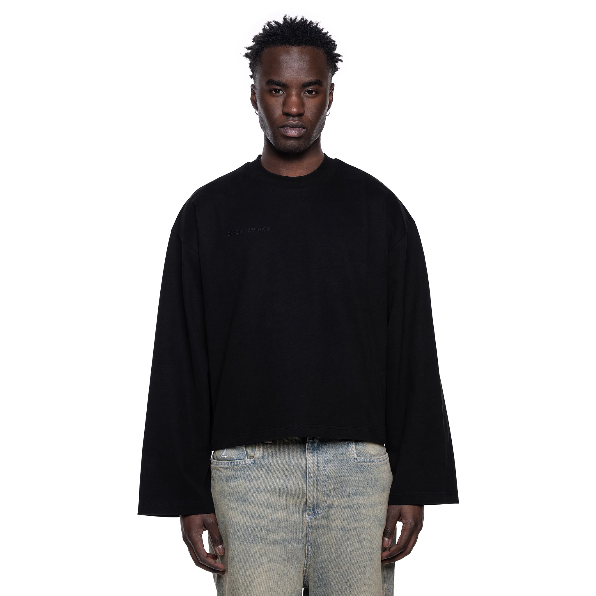 Heavy Longsleeve Schwarz