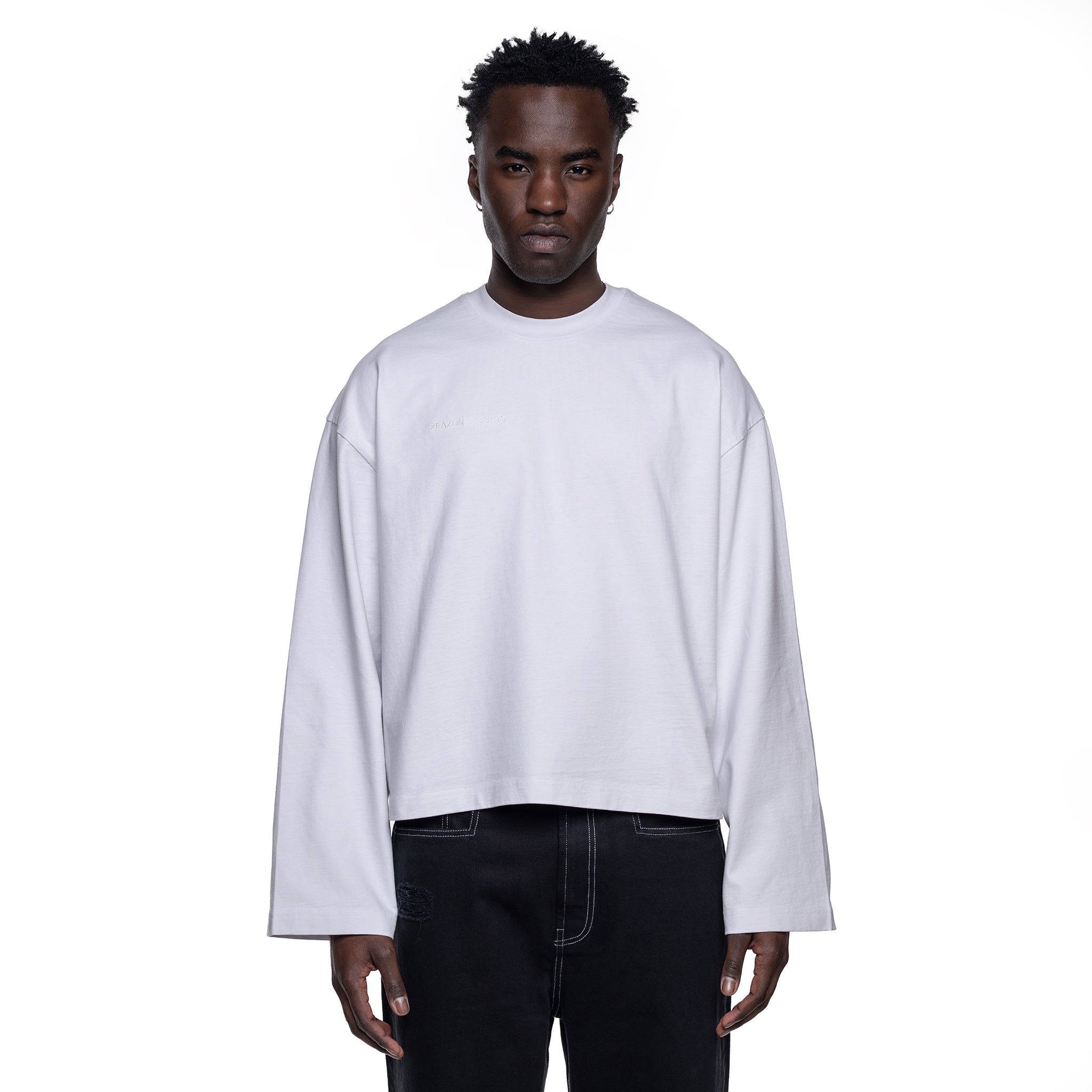 Heavy Longsleeve Weiß